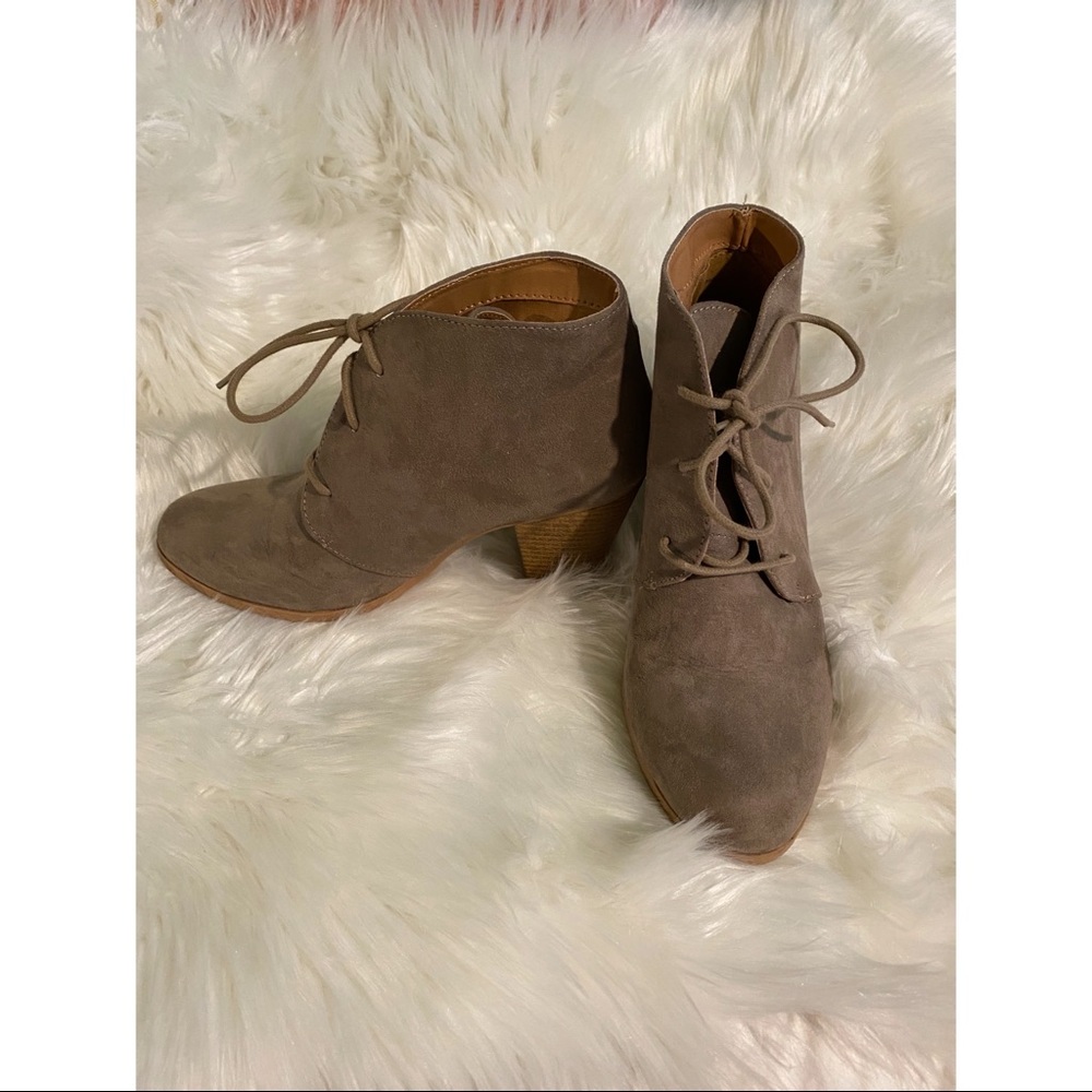 “Charlotte Russe” Nude Booties
